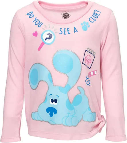 Vista 2 de Blue's Clues & You! Conjunto de camiseta y leggings de manga larga con estampado anudado