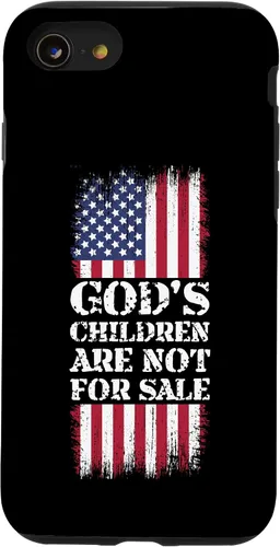 Vista 18 de God's Children are Not for Sale Funny Quote God's Children Case for iPhone 17