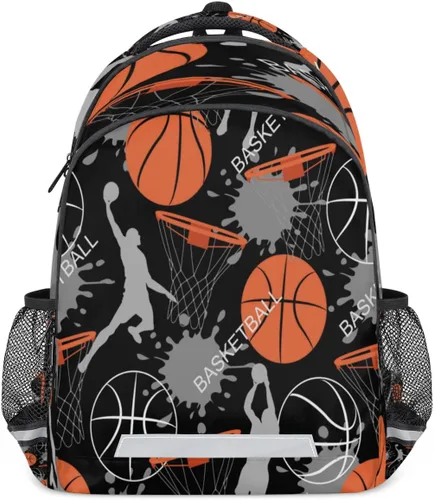 Vista 24 de Mochilas escolares para mujeres y hombres - Elegante mochila escolar universitaria - Mochilas de viaje resistentes al agua para niñas y niños, Azteca