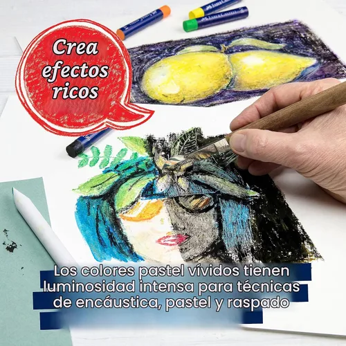 Vista 7 de Faber-Castel FC127024 Creative Studio - Lápices de colores pastel (paquete de 24), surtido