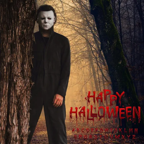 Vista 6 de FLORENCE IISA Máscara de Halloween de Michael Myer - Máscara de látex aterradora de terror para adultos, disfraz de cosplay para fiesta de Halloween