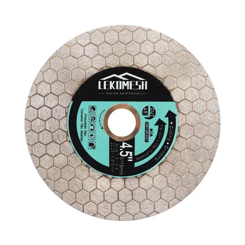 Vista 13 de Disco de corte de diamante de 4 pulgadas/105MM - Hoja de sierra para azulejos, rueda de corte, discos de diamante de doble cara para cortar y moler