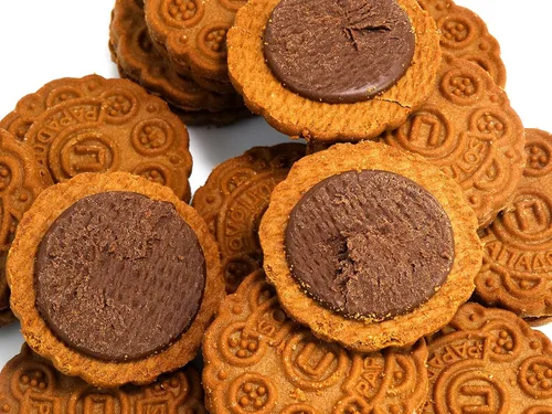 Vista 5 de Papadopoulos Galletas griegas sándwich con relleno de cacao, paquete de 2. Galletas europeas auténticas. Inspeccionadas y empaquetadas por Cape Moda