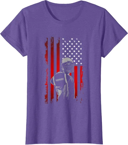 Vista 20 de Camiseta de fútbol americano, Negro