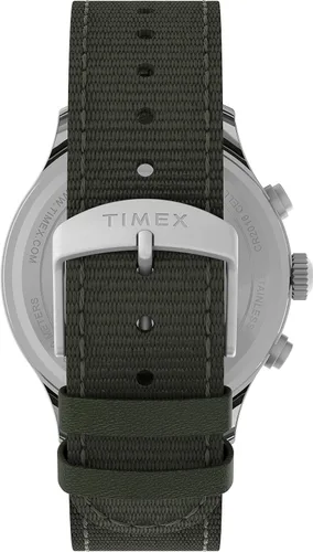 Vista 3 de Timex Expedition Field Chronograph 43mm Mens Analog Watch INDIGLO Backlight Durable Comfortable Adjustable Strap Rugged Outdoor Watch 100M Water
