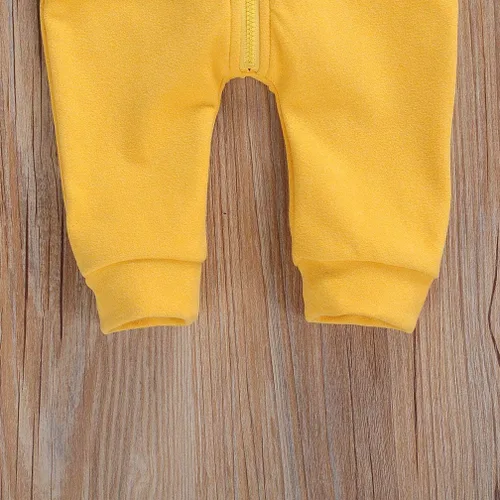 Vista 7 de Enterizo de manga larga para bebés y niñas, con cremallera, cálido, con cremallera, para otoño e invierno