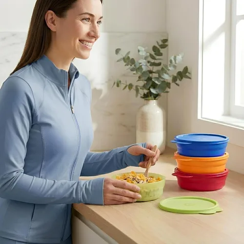 Vista 8 de Tupperware Impressions - Cuencos para cereales para microondas