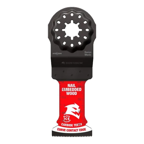 Vista 11 de Diablo Amped Steel Demon Starlock - Hoja oscilante de dientes de carburo para metal, ancho de corte de 1-1/4 pulgadas, profundidad de corte de 1-1/2