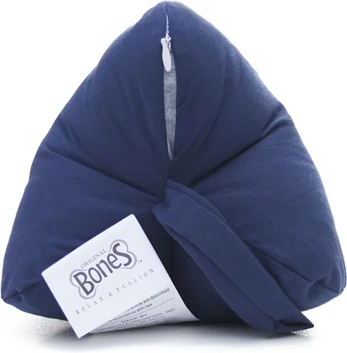 Vista 3 de Almohadas Tela de polialgodón tejido azul Acceso con cremallera para un ajuste cómodo