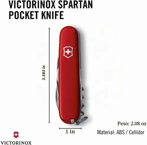 Vista 3 de Victorinox - Navaja de bolsillo suiza Spartan