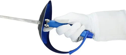 Vista 2 de Guante de esgrima, guantes de práctica antideslizantes lavables para lámina de espada y sable (mano derecha)