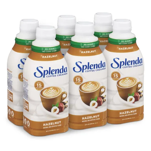 Vista 18 de SPLENDA Crema de café de vainilla francesa baja en calorías, sin azúcar, botella de 8 onzas líquidas