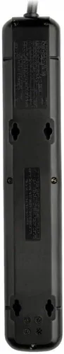 Vista 2 de Tripp Lite Regleta de protección contra sobretensiones de 7 tomas, cable de 6 pies, enchufe de ángulo recto, protección coaxial, seguro de 50K