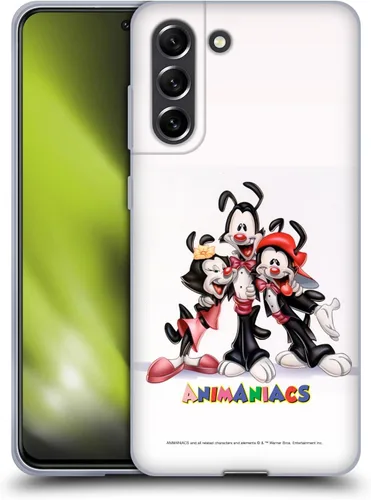Vista 13 de Head Case Designs Officially Licensed Animaniacs Dot Graphics Gel Case [Military Grade Protection] Compatible with Samsung Galaxy S21 FE 5G and