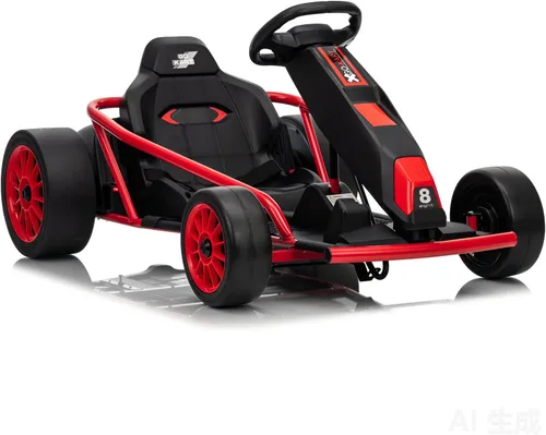 Vista 40 de Go Kart alimentado por batería de 24 V para niños de 8 a 15 años Azul
