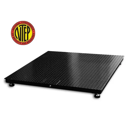 Vista 2 de NTEP Certificado Legal para el Comercio Báscula de Pallet Industrial de Servicio Pesado con Indicador (48 ″ x 60 ″)
