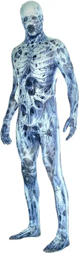 Vista 2 de Morphsuits Disfraz de monstruo de Arachnamania para adulto, espeluznante disfraz de Halloween para hombres, body aterrador para adultos