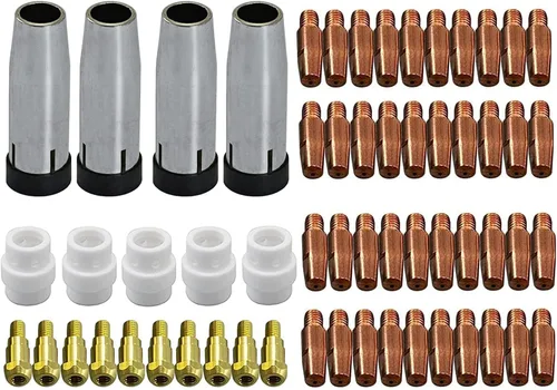 Vista 5 de RIVERWELD MIG MAG Puntas de contacto M6 .030 "0.031 in 140.0051 Copas cónicas Boquilla de gas 145.0080 Soporte de punta de contacto 142.0003 Difusor