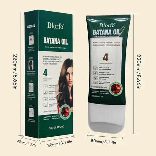 Vista 6 de Aceite de batana para el crecimiento del cabello, 100% puro, orgánico y crudo, promueve un cabello más grueso y fuerte, ayuda a prevenir la pérdida