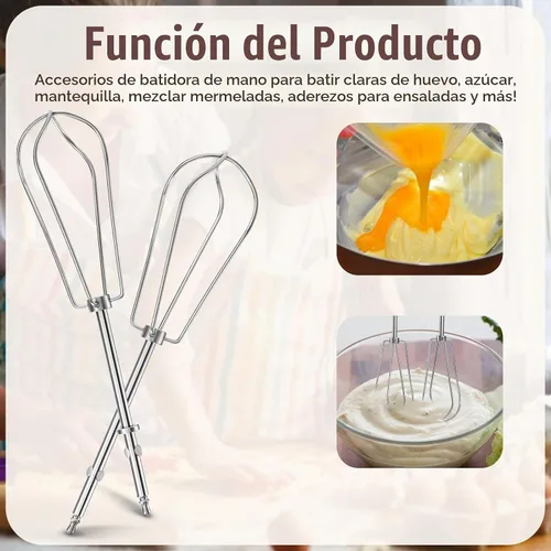 Vista 5 de CHM-BTR - Batidores de repuesto compatibles con batidora de mano Cuisinart