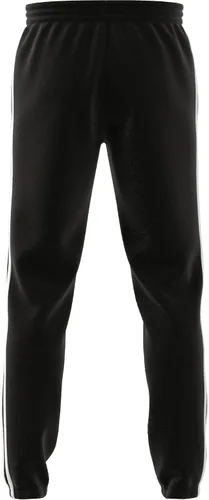 Vista 5 de adidas Pantalones de 3 rayas con puño elástico cónico de forro polar para hombre Gris oscuro Dark Grey Heather