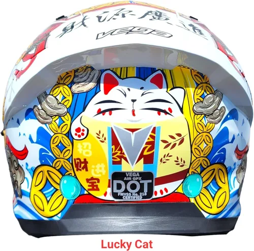 Vista 3 de Vega AIR GPX - Casco integral (talla M, Fortune)