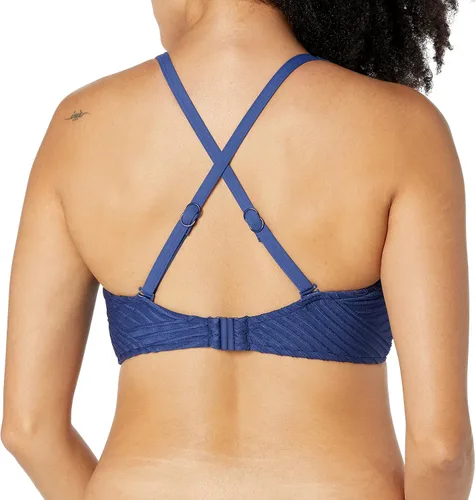 Vista 2 de Seafolly Traje de baño con cuello halter y copa F para mujer con aros