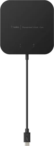 Vista 8 de Belkin Thunderbolt 3 Dock Core con cable Thunderbolt 3 - Hub USB C - Estación de acoplamiento 7 en 1 para Mac y Windows, carga ascendente de 60 W