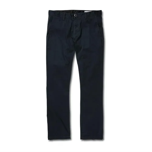 Vista 28 de Volcom Frickin - Pantalón chino elástico moderno para hombre, pantalones de sarga elásticos para uso diario Negro