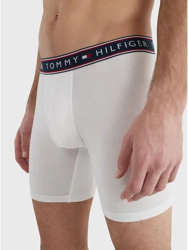 Vista 4 de Tommy Hilfiger Men's Cotton Stretch 3-Pack Boxer Brief
