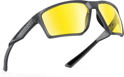 Vista 9 de KastKing IllumiLens Gafas de visión nocturna, gafas de conducción nocturna para hombres y mujeres, reducen el deslumbramiento y mejoran la visión