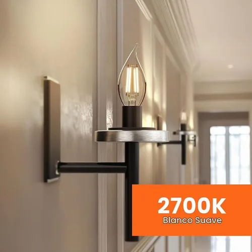 Vista 5 de Feit Electric BA10 - Bombilla LED mejorada, 40 W Eq, blanco suave, paquete Blanco suave (2700K Soft White)