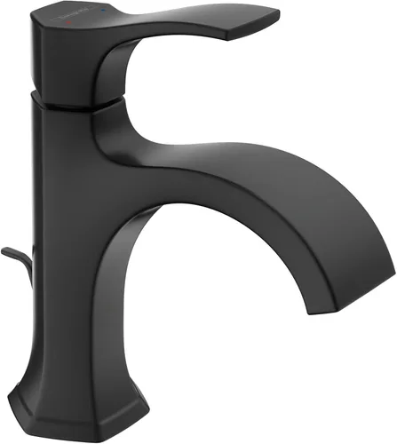 Vista 4 de hansgrohe Locarno 04810140 - Grifo para lavabo de baño de 8 pulgadas de alto con mango de bronce cepillado