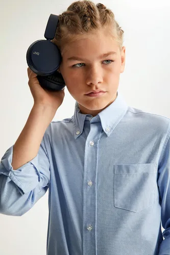 Vista 5 de French Toast Boys Long Sleeve Oxford Shirt Standard Husky