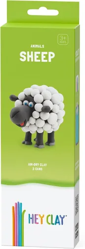 Vista 20 de HEY CLAY Forest Animals - Claymate Bear - Kit de arcilla seca al aire con 3 latas y herramientas de escultura con divertidas instrucciones
