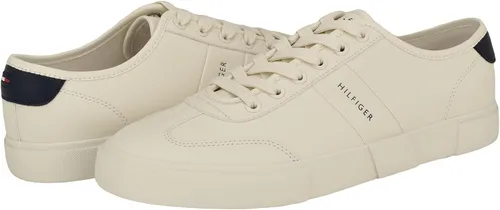 Vista 7 de Tommy Hilfiger Zapatillas Pandora para hombre Blanco/Azul marino 164
