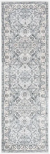 Vista 94 de SAFAVIEH - Colección Isabella, alfombra decorativa - 2'2" x 5', azul y crema, diseño oriental, no desprende pelusa y fácil cuidado, ideal para áreas