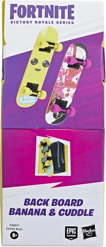 Vista 5 de Fortnite Victory Royale Series Banana and Cuddle Board Rider Set Skateboard - Juego de accesorios coleccionables