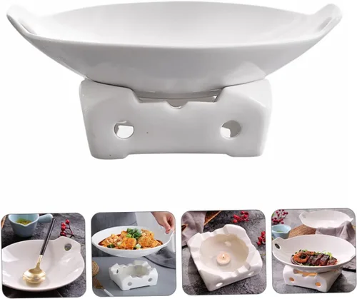Vista 7 de 1 Unidades de Plancha antiadherente utensilios de cocina antiadherentes Platos de fondue Platos de cerámica Sushi Plato Horno de cerámica Bandeja