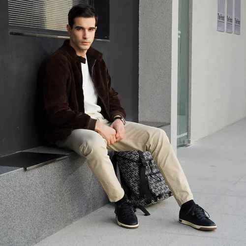 Vista 2 de Jousen Tenis informales a la moda para hombre
