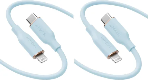 Vista 15 de Anker USB C to Lightning Cable, MFi-Certified (3 ft, Midnight Black)