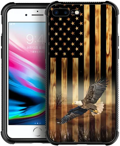 Vista 34 de DAIZAG Funda compatible con iPhone 7/8 Plus, protección completa, a prueba de golpes, antiarañazos, funda de poliuretano termoplástico para hombre