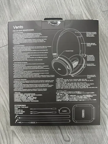 Vista 4 de SoundMAGIC Auriculares con cable en la oreja P55, HiFi, cable desmontable