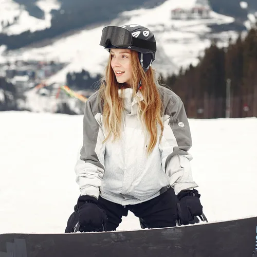 Vista 2 de SPOSUNE Gafas de esquí sobre gafas con doble lente Gafas de nieve antivaho anti-UV para hombres, mujeres, jóvenes, esquí, motos de nieve