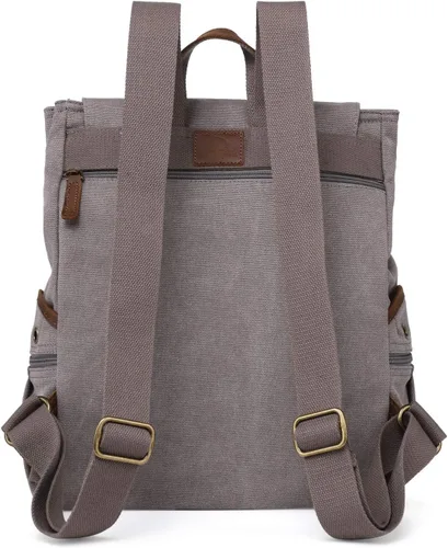Vista 5 de TSD Brand Atona - Mochila de lona, Gris