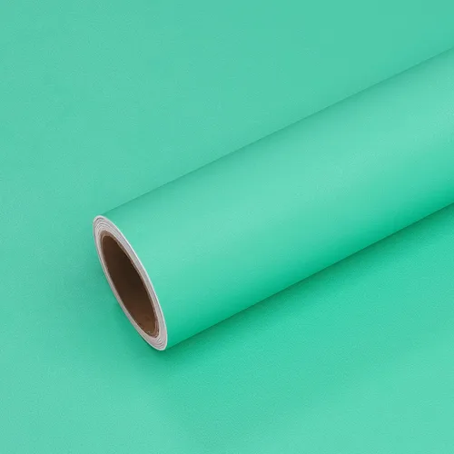 Vista 14 de VEELIKE Papel de Contacto Verde Salvia Grueso de 15.7''x118'' para Gabinetes y Paredes, Despegar y Pegar, Papel Tapiz Verde Removible