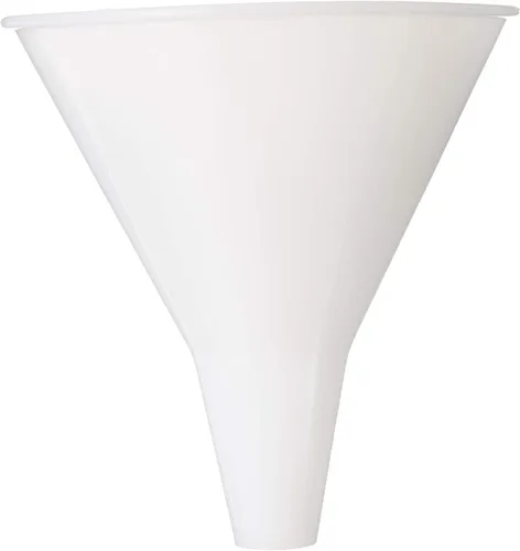 Vista 7 de Soro Essentials - Embudo de plástico de 8 onzas de ancho de 4 pulgadas de ancho, color blanco- Embudo de cocina para llenar botellas, frascos