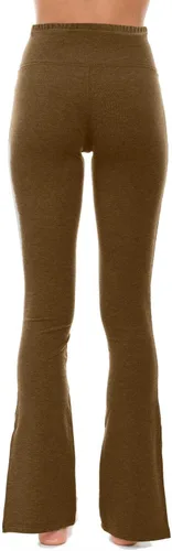 Vista 4 de Leggings Pantalones De Yoga Talle Alto para Mujeres Pantalones Largos Parte Inferior De Campana Suave Pantalones