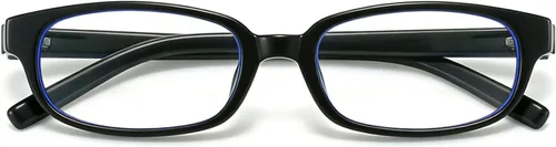 Vista 2 de HJSTES Retro Clear Rectangle Glasses for Women Men Fake Blue Light Blocking Lens Narrow Frame Non Prescription Eyeglasses