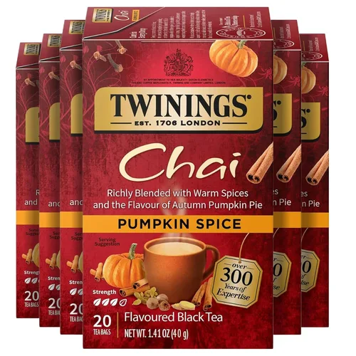Vista 66 de Twinings Bolsas de té negro Blackcurrant Breeze envueltas individualmente, 20 unidades (paquete de 1), dulce, sabor picante, con cafeína, disfruta